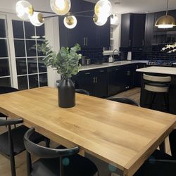 Wood Table - Crate and barrel 