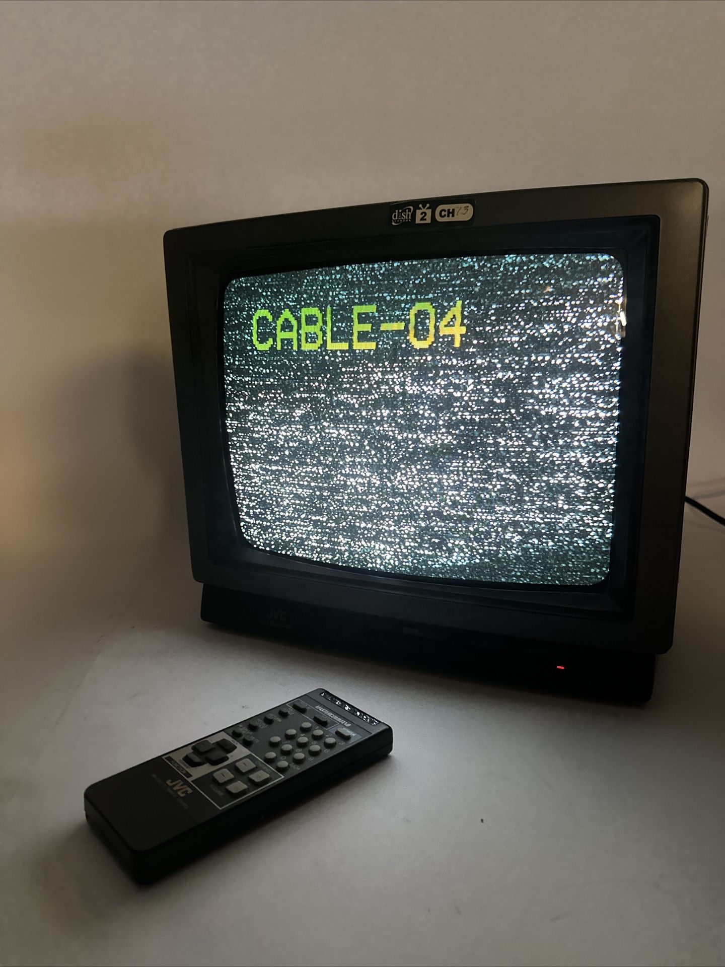 JVC Master Command 13" CRT Television C-13CL3 in Black Color W/O Remote