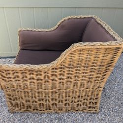 Vintage Rattan Outdoor Chair