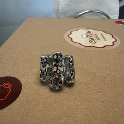 $10 Sterling Silver Skull Ring size 10