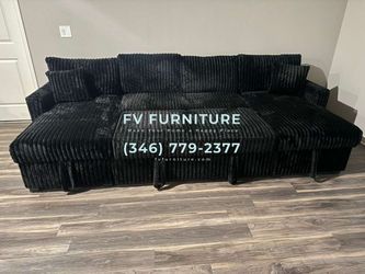 Brand New! Double Chaise Sectional With Pullout Bed 