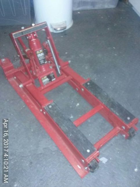 Team Mechanix 1500 lbs motorcycle/atv jack/lift