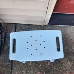 Shower stool.