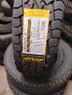New set of tires 275 70 18 Lt all terrain