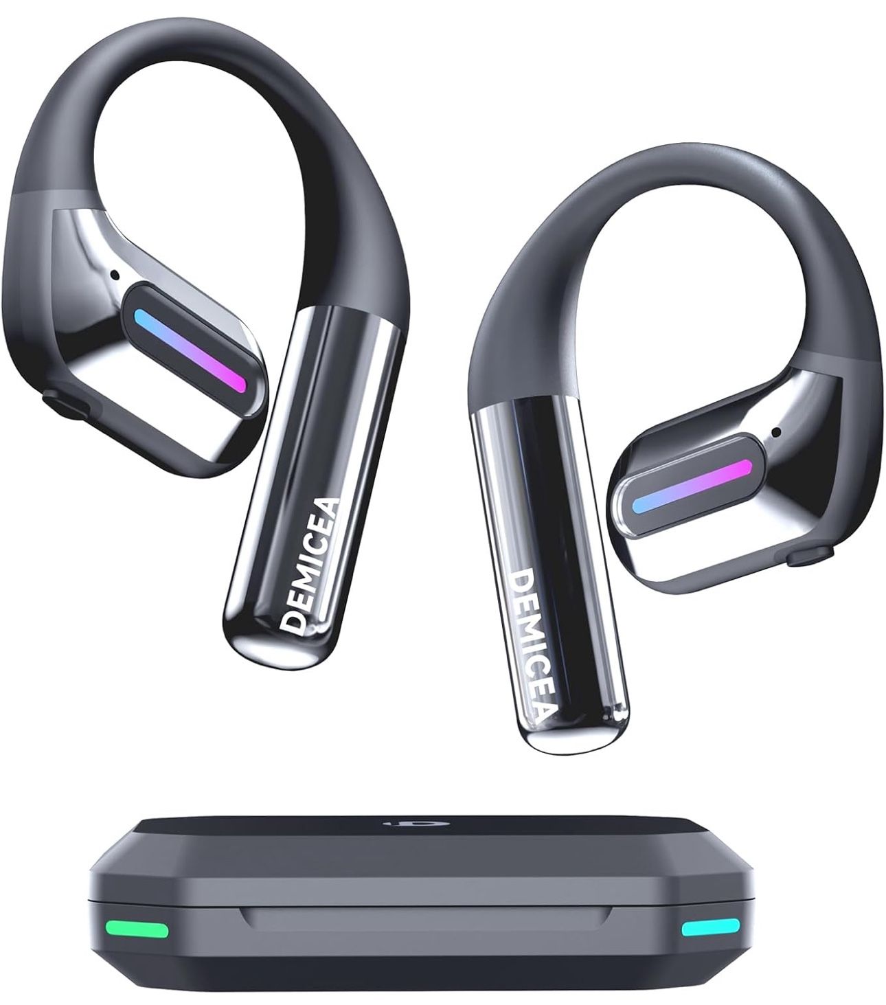 True Bone Conduction Headphones,Open-Ear Headphones,Up to 30H Playtime