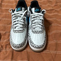 Nike Air Force 1 Snow Leopard Size 12.5