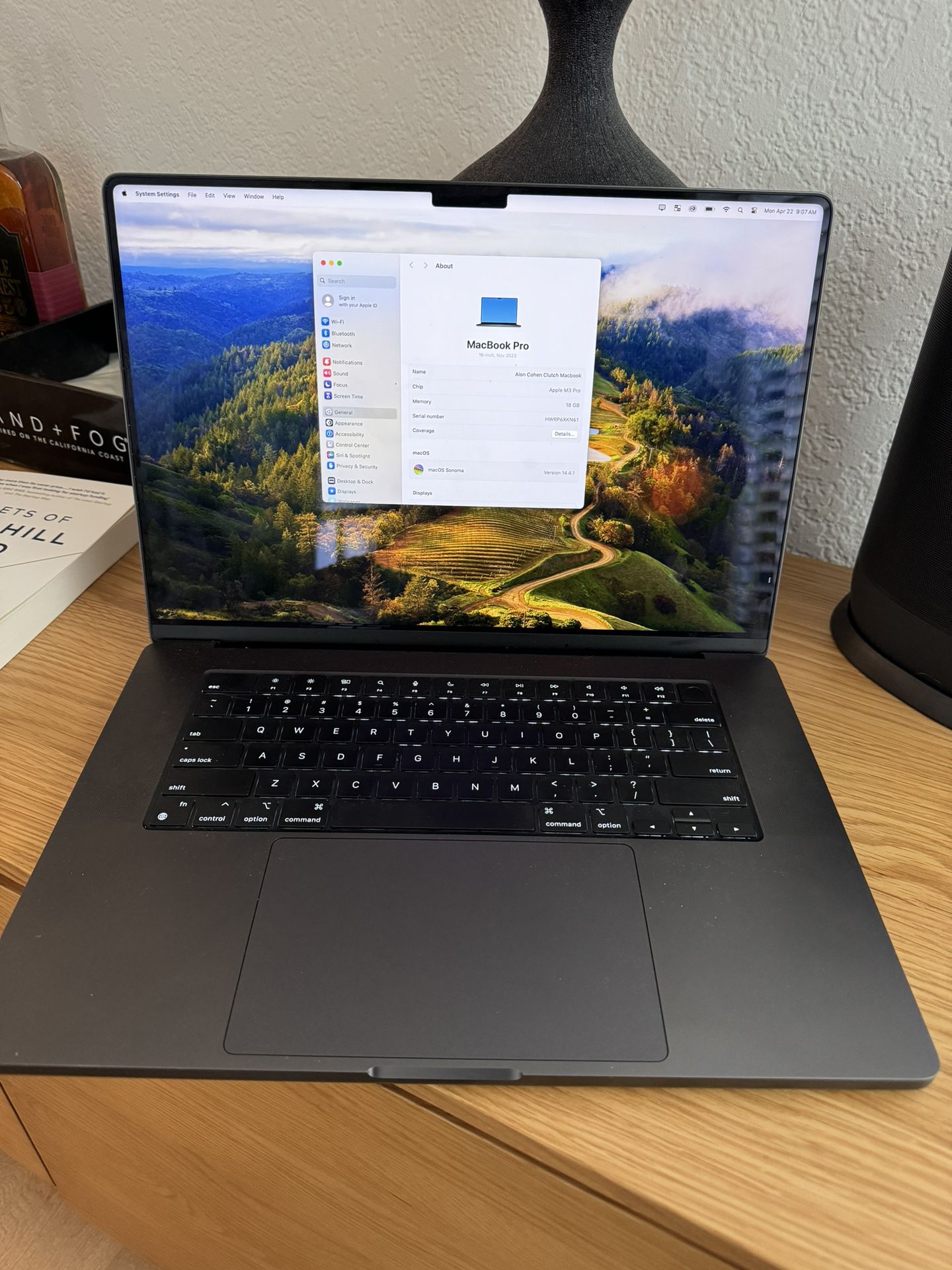 Apple MacBook Pro M3 Pro 16”