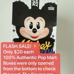 Chip- Authentic POP MART Mickey Family Cute Together Keychain Series