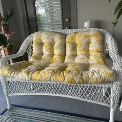 Porch Love Seat With Cushions