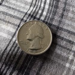 1989 p-mint mark  rare quarter.