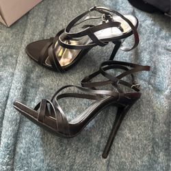 High Heels Black Color Size 6 