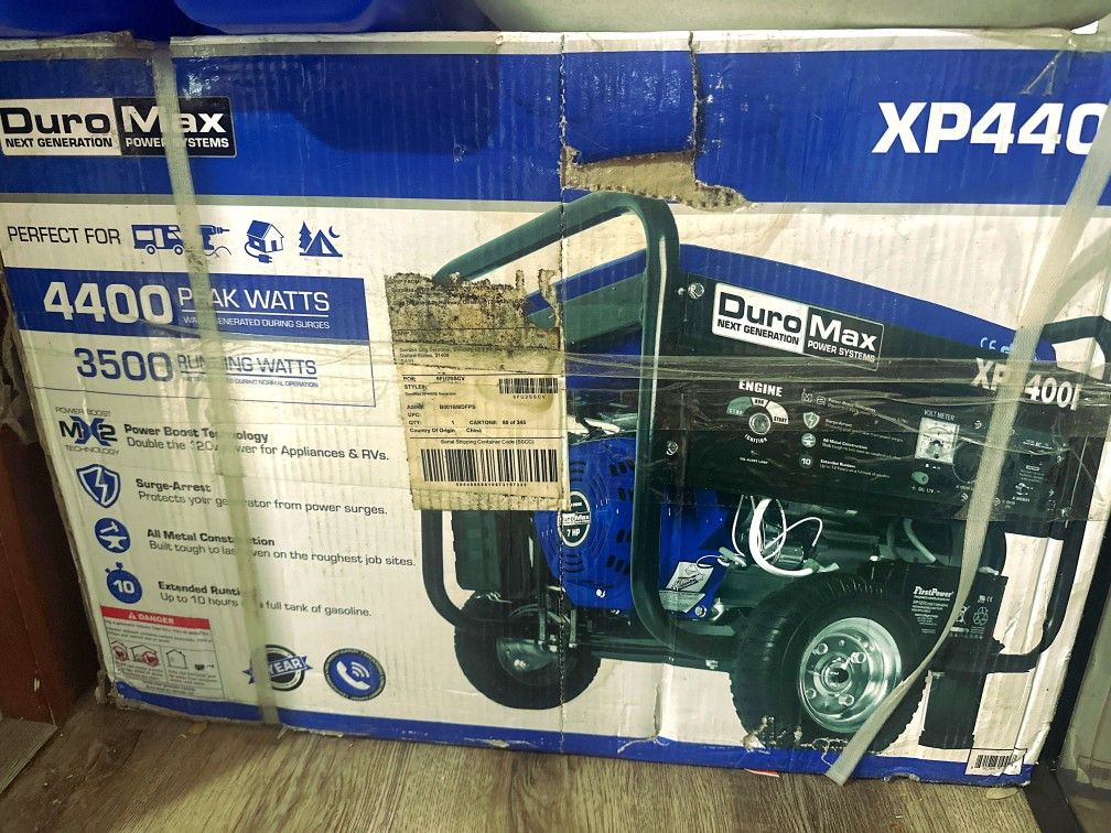 DuroMax Generator XP4400E☆ Brand New☆ Portable-Best Rated-Sold Out!.