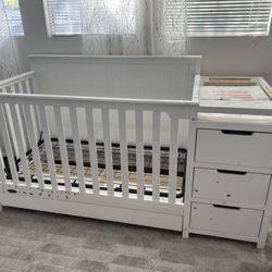 Crib Bed $80 With Matttess $130