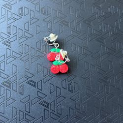 Cherry clip on earrings 