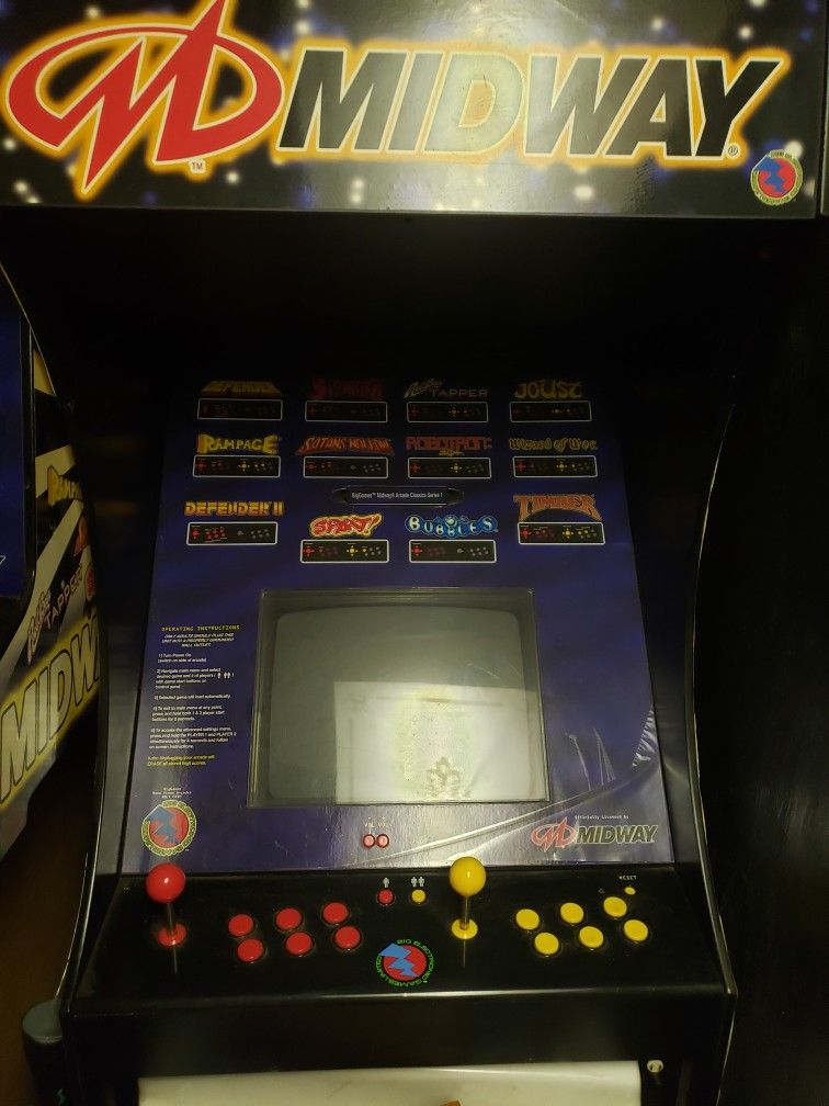 (X2)Midway 12n1 Arcade Machines >Both Work Flawlessly<