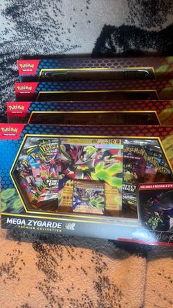 Pokémon Mega Zygarde EX Premium Collection Box Lot