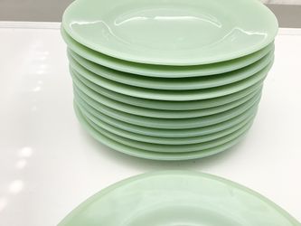 14 MARTHA STEWART-MARTHA BY MAIL JADITE PLATES