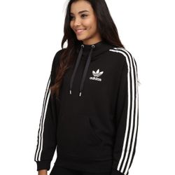 Black Adidas hoodie With Logo 