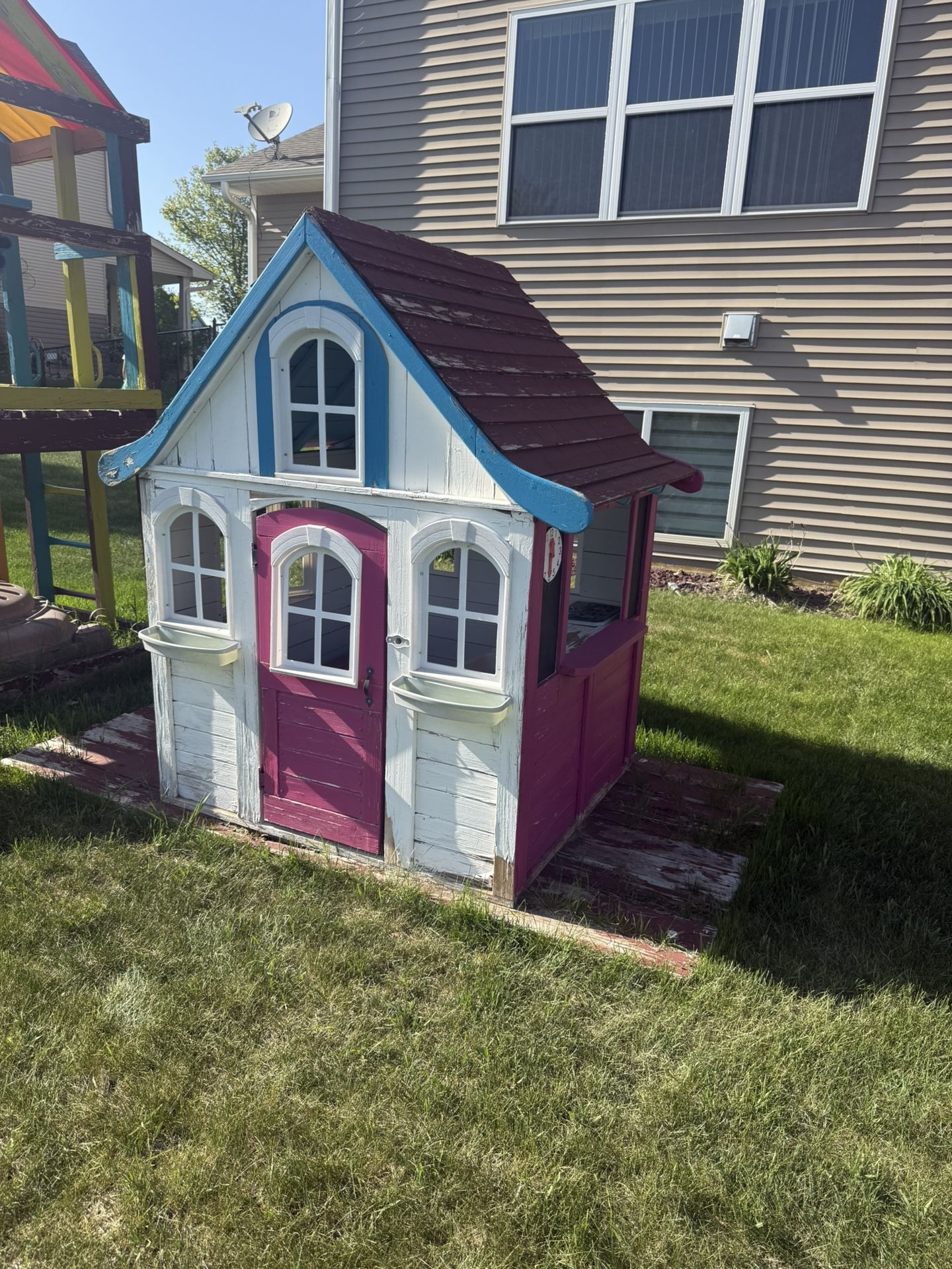 Wood Playhouse For Kids