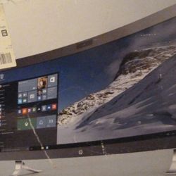 HP ENVY 34-a051 34" Curved WQHD Monitor + Intel NUC i7  computer upgraded  + HP keyboard