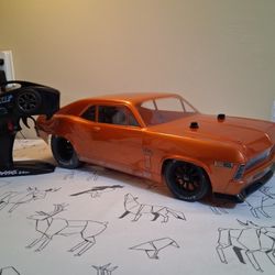 Traxxas Drag Slash Chevy Nova With On Board Audio