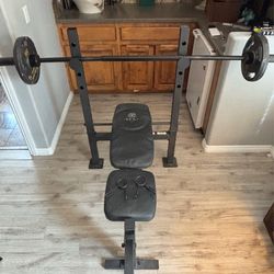 Weight with bench