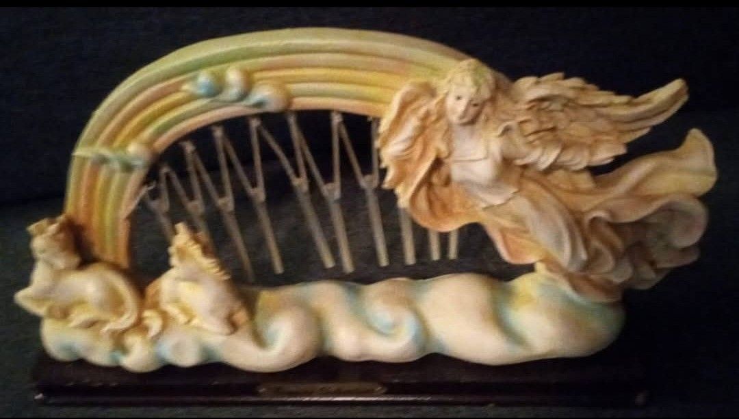 Unicorn Angel Wind Chime Figurine