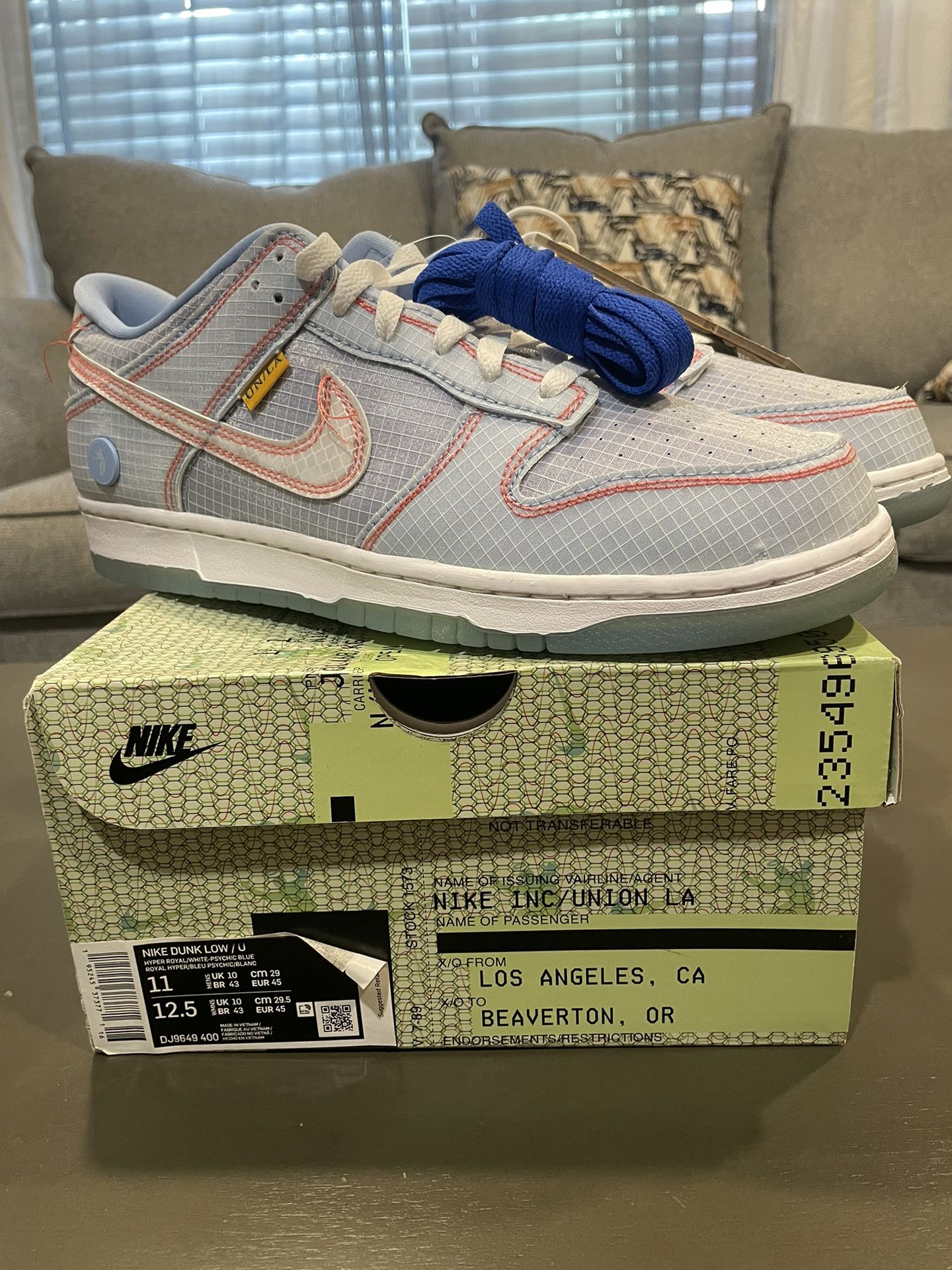Nike Dunk Low Union Passport Pack Argon