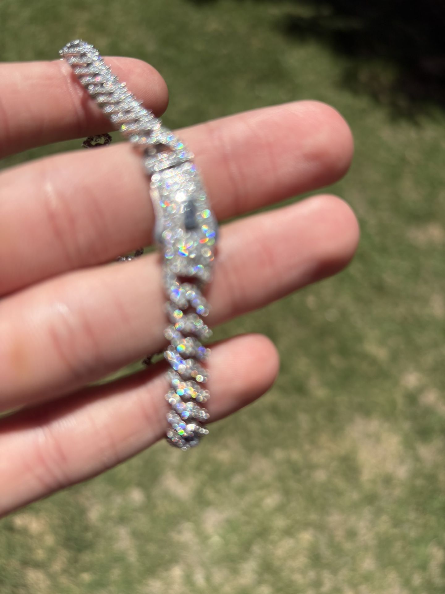 Moissanite bracelet