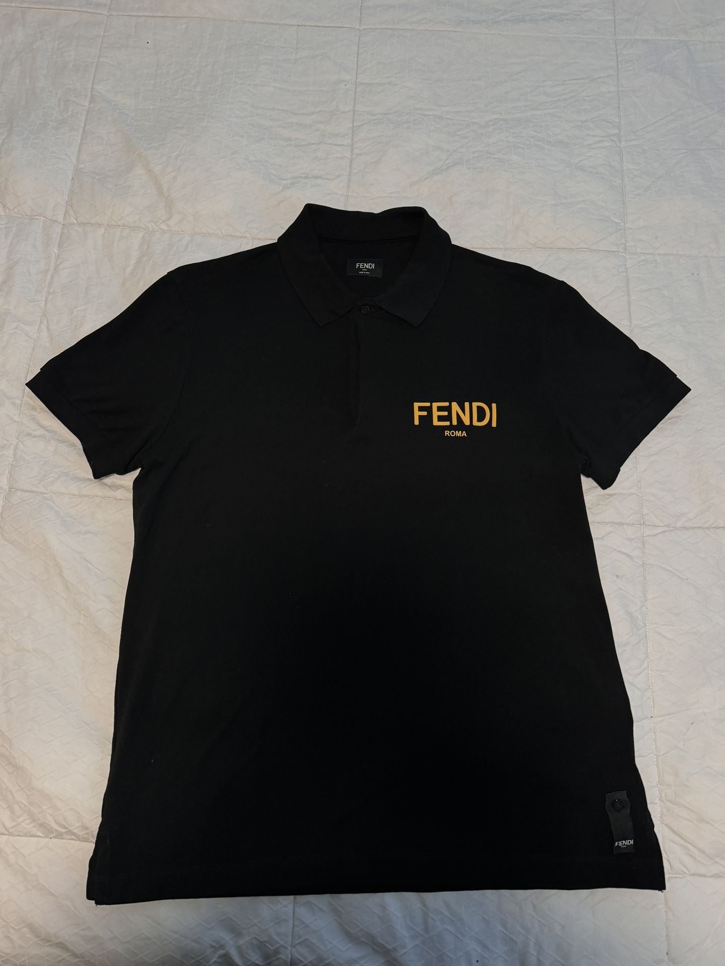 Fendi Men Polo Black