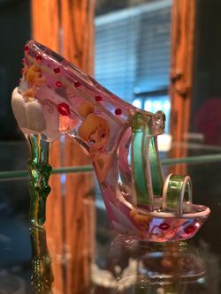 Hamilton Collection Disney Tinker Bell Fairies Shoe Figurine Elevate Sole 3.25"