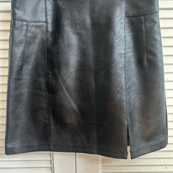 Topshop Faux Leather Mini Skirt NWT