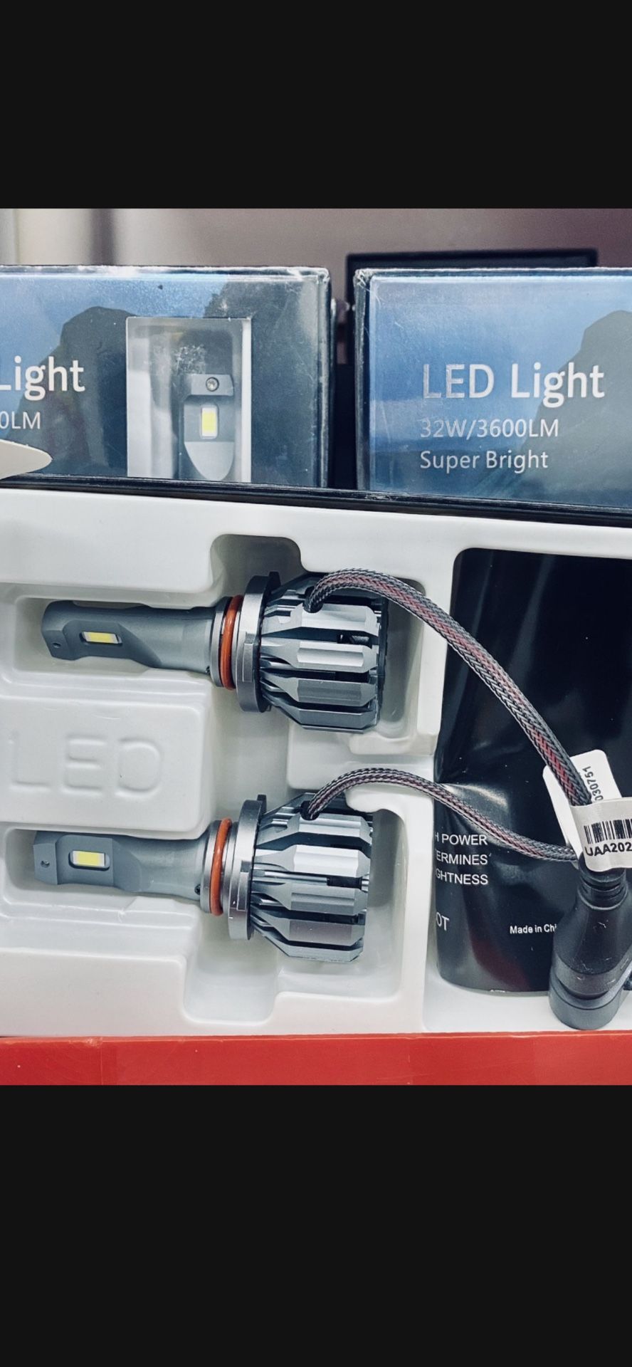 H11/H8/H9 LED Bulbs Combo, 50000LM Bright 6500K Cool White, 120W
