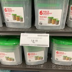 Bradshaw 6 Piece Container Set