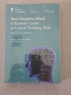 The Great Courses Yiur Deceptive Mind: A Scientific Guide to Critical Thinking Skills Book & DVDs