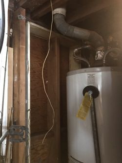Water heater installation