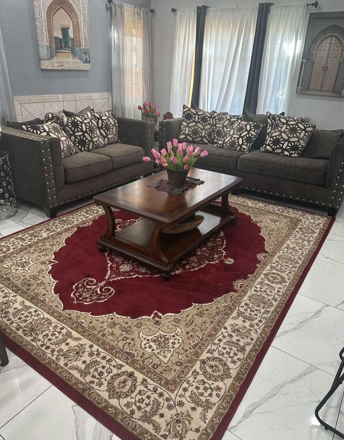 Great Xtra Large Rug 7”ft X 10”ft 1 In ! Made In Turkey