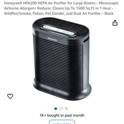 Honeywell Hepa Air Purifier 