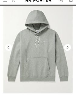 Baggy Fitted Gray Nike Hoodie