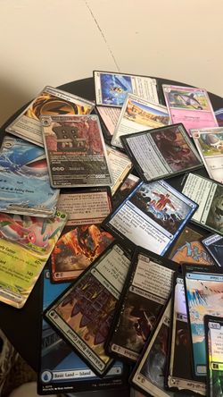 Pokémon and magic cards
