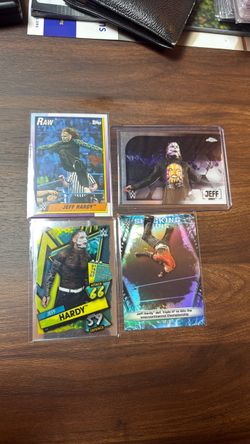 JEFF HARDY 4 CARDS