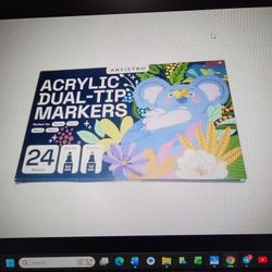 Artistro Acrylic Dual Tip Markers - 24