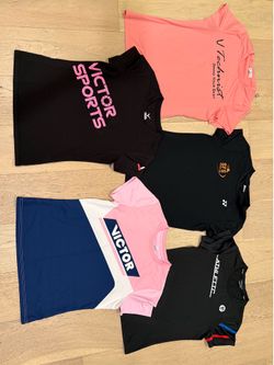 Yonex Victor badminton shirts