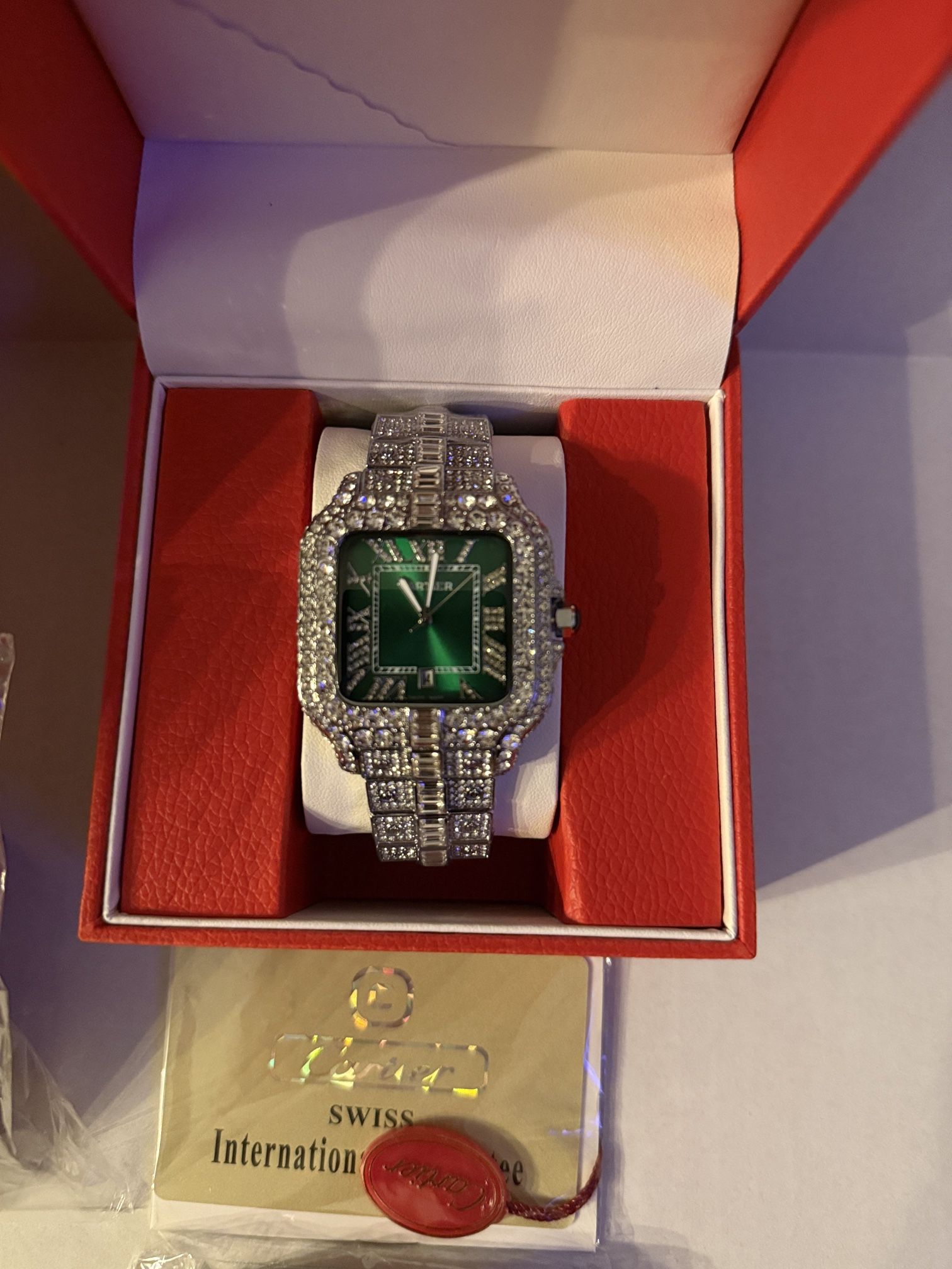 mossinite watch (passes tester)