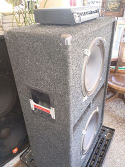 Cerwin Vega bass cabinet