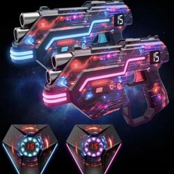 CyberNeo Laser Tag Set – 2‑Player Kit