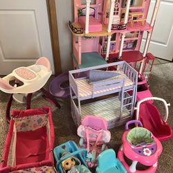 A STEAL OF A DEAL GIRLS TOY COLLECTION BARBIE DREAMHOUSE