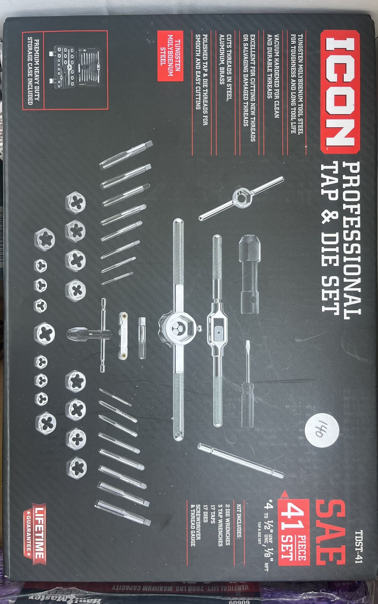 Icon SAE Tap And Die Set