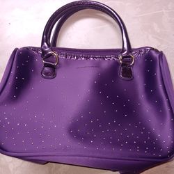 New Purple Victoria's Secret blingy bag