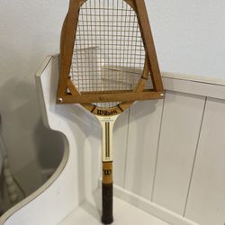 Vintage Wilson Club Champion Tennis Racket